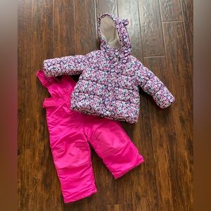 Toddler girls 18m winter jacket and snow pants
